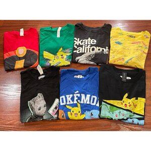 DISNEY LOT OF 7 SHIRTS SIZES SMALL